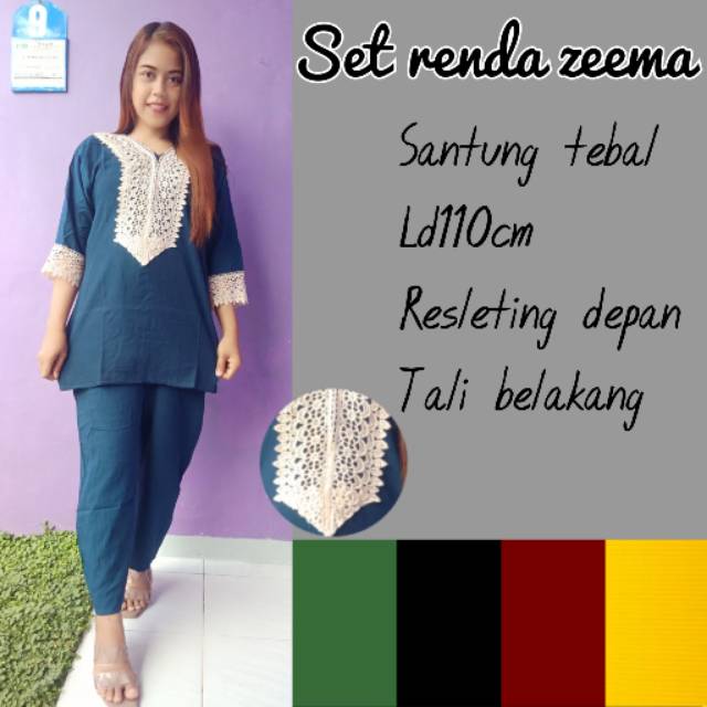 Setelan renda zeema