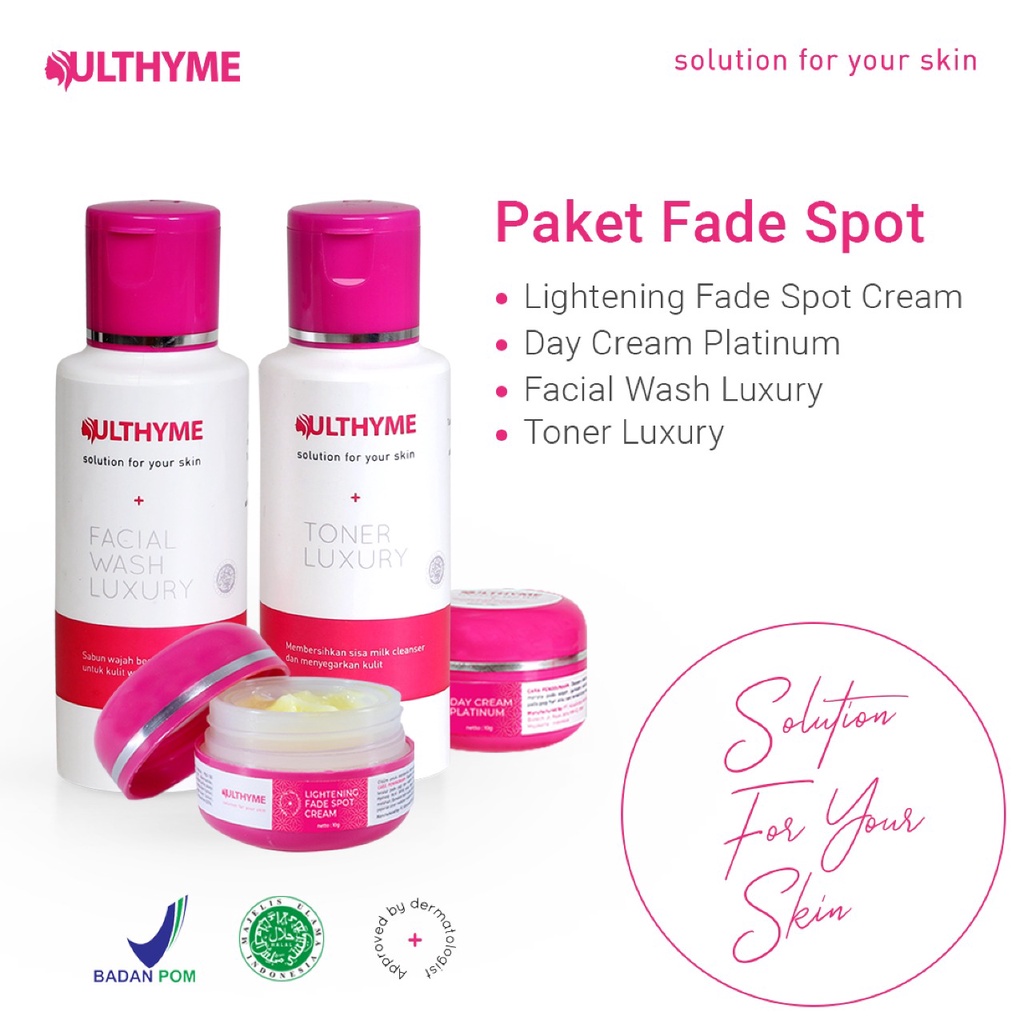 paket fade spot Ulthyme Skincare