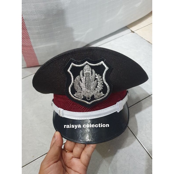 topi pet satpam terbaru / topi pet security terbaru