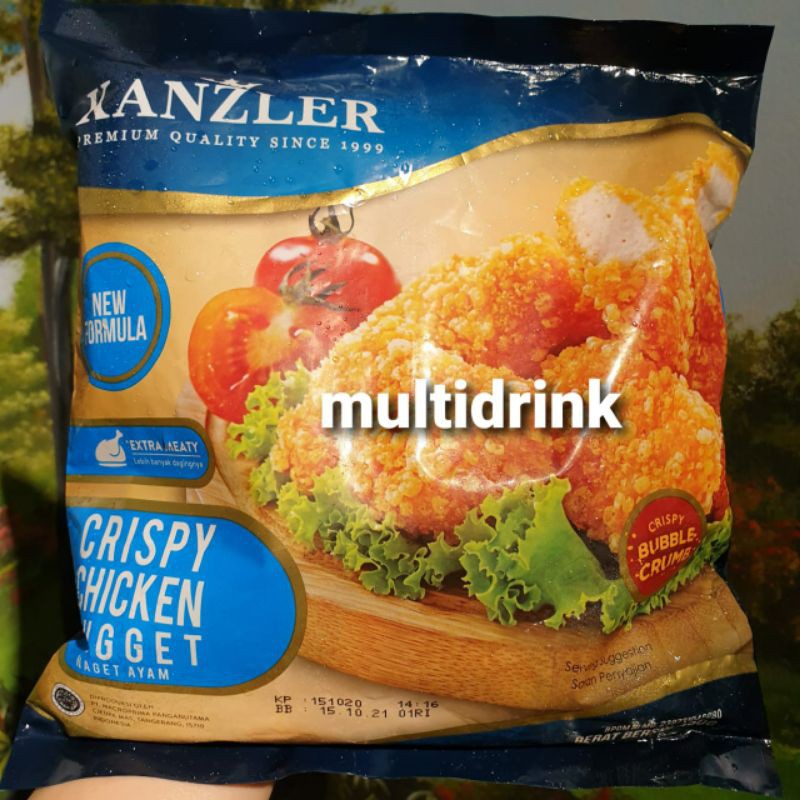 

Kanzler chicken nugget / kanzler crispy nugget ayam Halal Mui