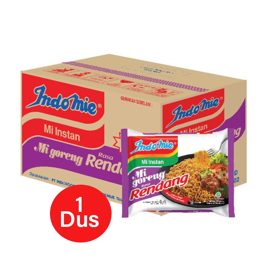 

Indomie Mi Goreng Rendang 85gr | 1 dus isi 40 pcs promo MURAH