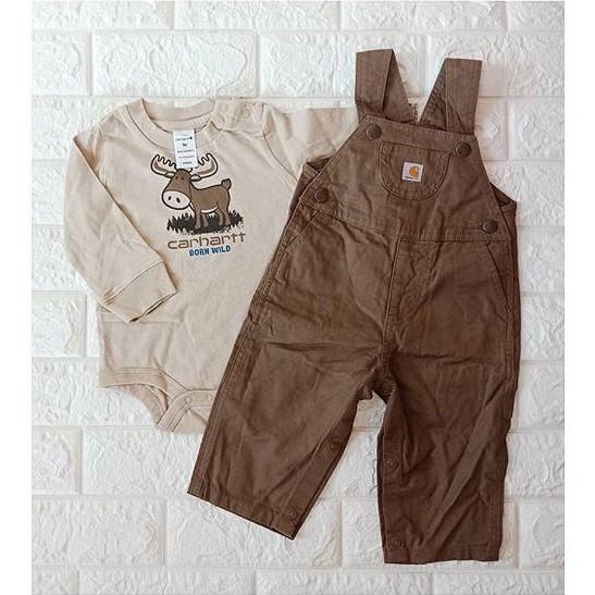 CARHARTT BABY Born Wild Bodyshirt and Overall