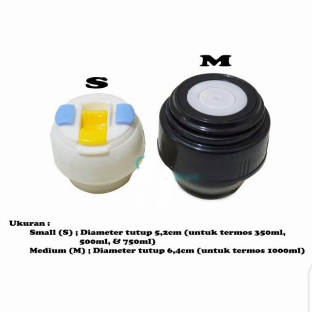 TUTUP TERMOS STAINLLES tutup termos stainles stopper tutup termos shuma tutup termos kapsul vacum
