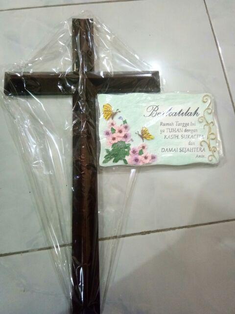 Salib Gantung Kristen 45cm - Salib Kristen - Salib Gantung - Salib 45cm