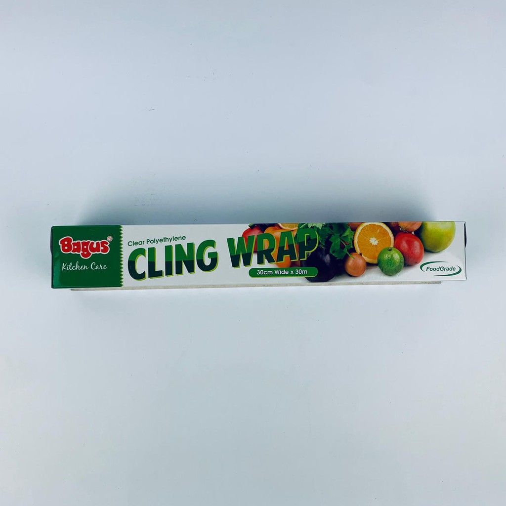 * KITCHEN CARE CLING WRAP * 30CM WIDE X 30M * BAGUS