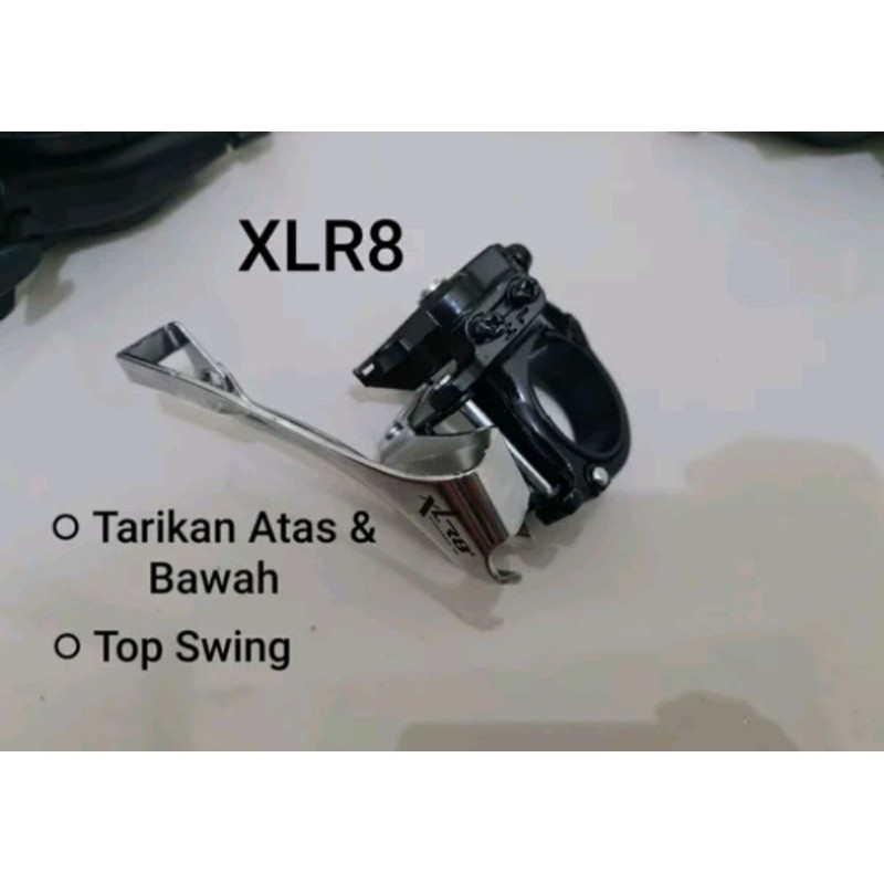 Fd XLR8 3sp 3 speed dual pull -top swing. bkn ltwoo shimano tourney acera altus alivio deore