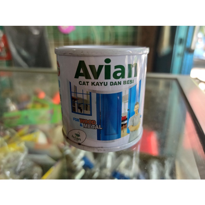 

kayucat- avian cat minyak kayu & besi 100cc kaleng kecil - super white -cat kayu