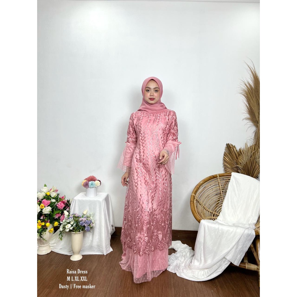 GAMIS TILE RAISA| GAMIS| GAMIS TILE| GAMIS KONDANGAN| GAMIS PESTA| GAMIS PESTA MODERN| GAMIS BRUKAT| KEBAYA| GAMIS KEBAYA| NF