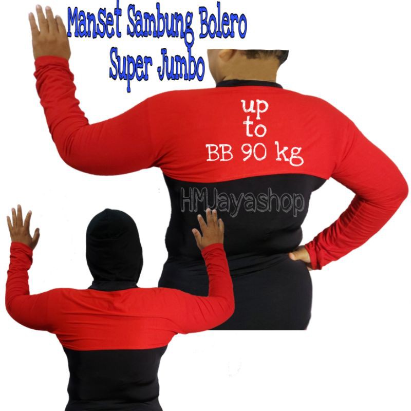 Manset Tangan Sambung Jumbo Bolero Super Big Size