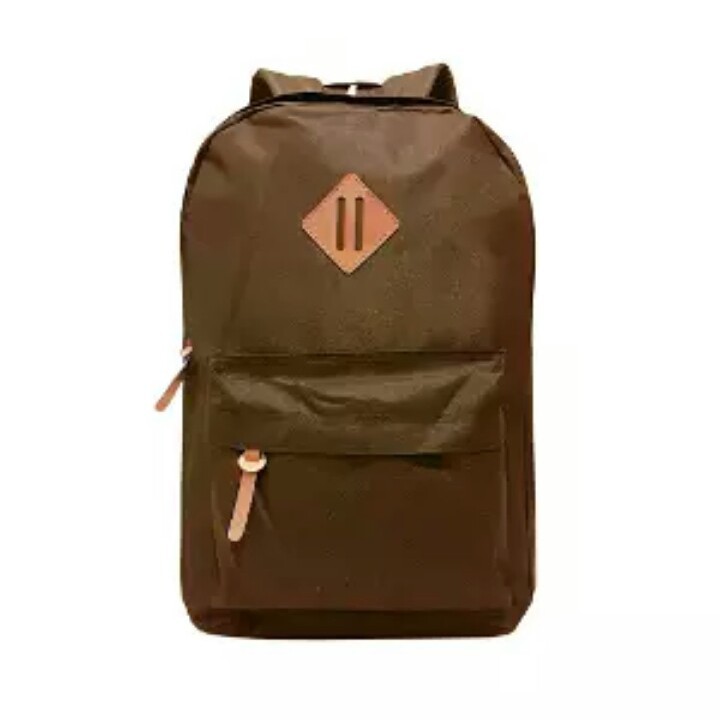 Tas Ransel Distro Polos Tas Fashion Distro - Brown