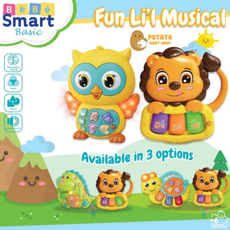 Bebesmart - Fun Lil Musical Set 2pcs / Bebe Smart