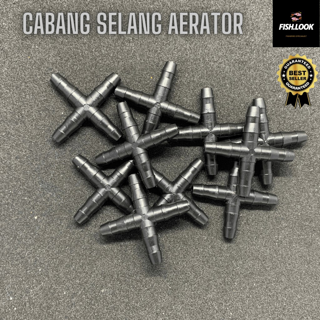 Cabang 4 Selang Aerator Aquarium Aquascape