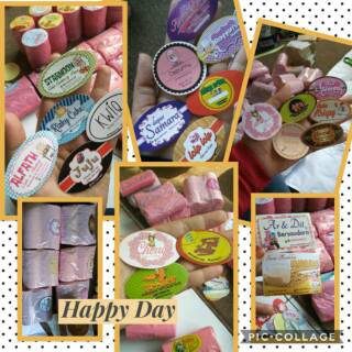 Label Stiker Toples Makanan Kue Sticker Toko  Shopee 