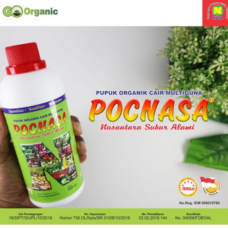 Poc Nasa Pupuk Organik Nasa Original