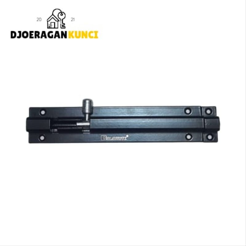 GRENDEL SLOT PINTU RUMAH 6 INCH MERK DOLOMITE WARNA HITAM