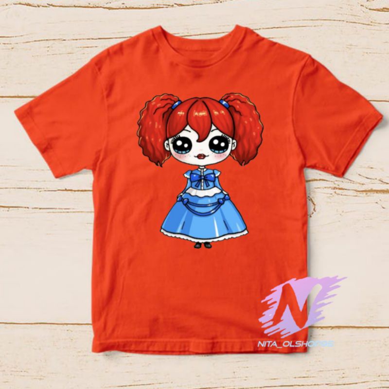 kaos karakter boneka huggy wuggy baju kaos anak