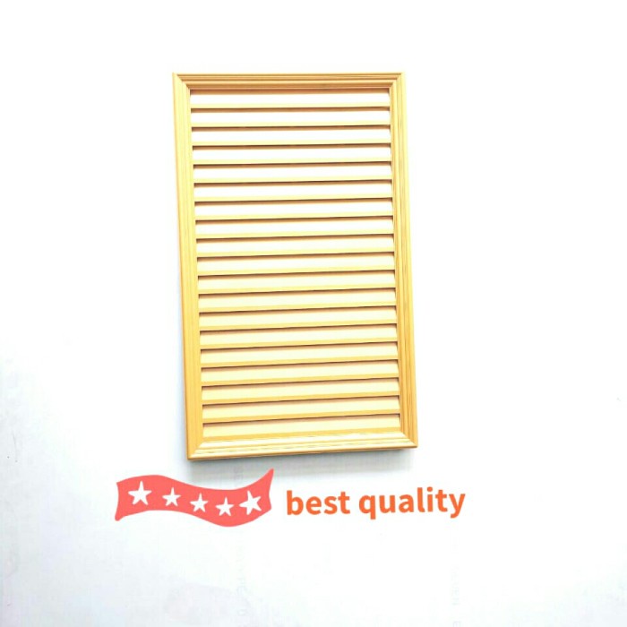 jalusi besar pintu kamar mandi PVC