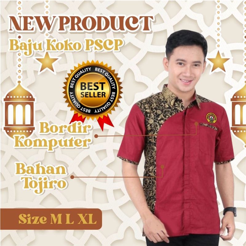 BAJU KOKO LEBARAN BAJU KOKO CEMPAKA PUTIH BAJU KOKO PSCP