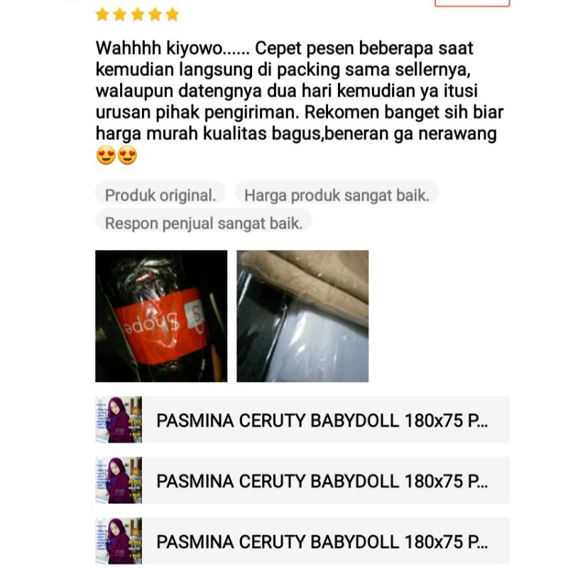 Pashmina Diamond Ceruty 180x75 Halus Premium Jahit Tepi Hitam Pasmina Panjang Basic Non Instan Sleman Jogja-4