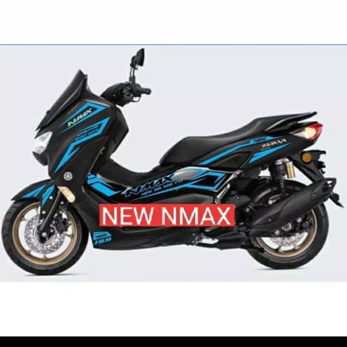 CUTTING STICKER YAMAHA NMAX NEW ICE BLUE
