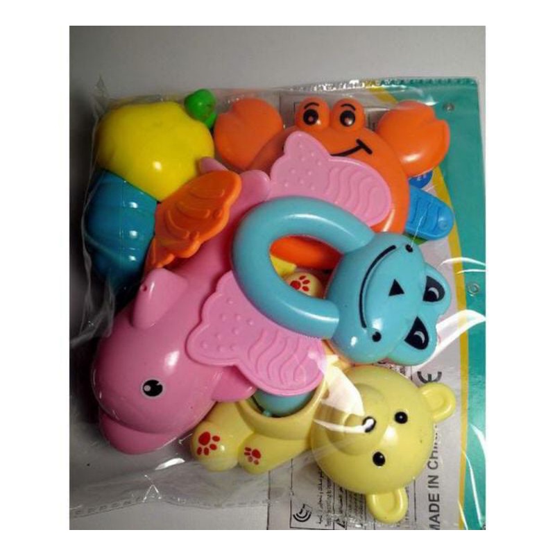 RATTLE DYNAMIC BABY 5PCS 355-7 (BRT095)