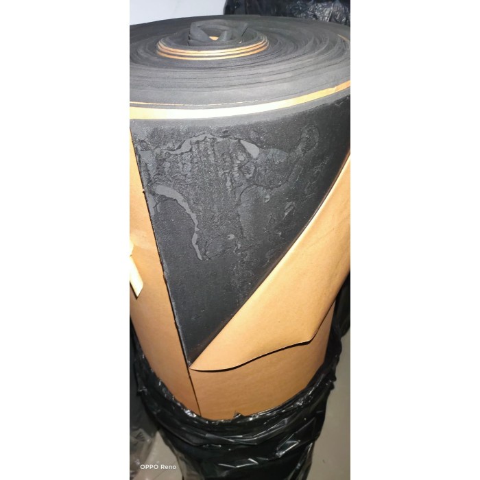 

TERLARIS !!! SPON KARET ATI EVA SPONGE STIKER ADHESIVE LAPIS LEM HITAM TEBAL 2 MM