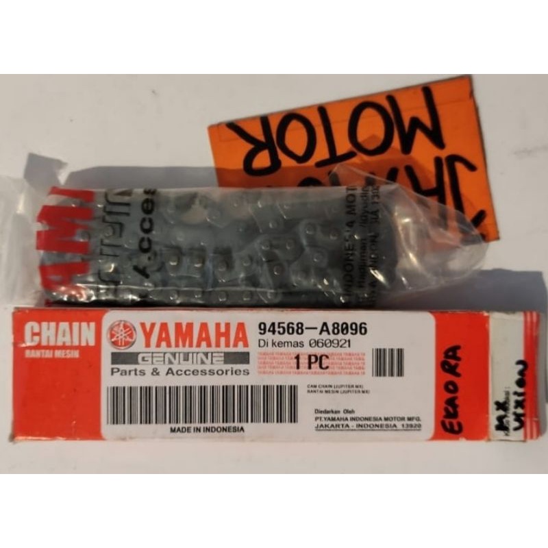Rantai Keteng VIXION / Jupiter MX Yamaha YGP 94568-A8096 Mesin Cam Chain Kit Rante Timing Silent Set