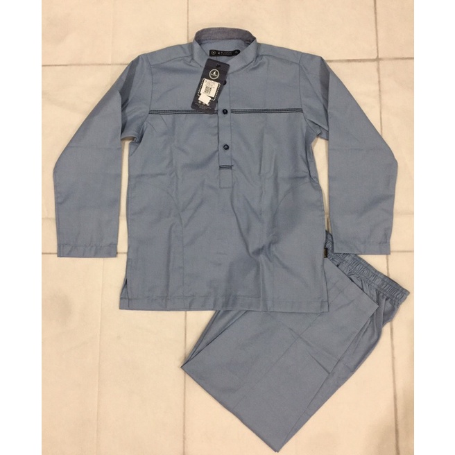 Setelan Baju Koko Anak Al Luthfi size M Lengan Panjang