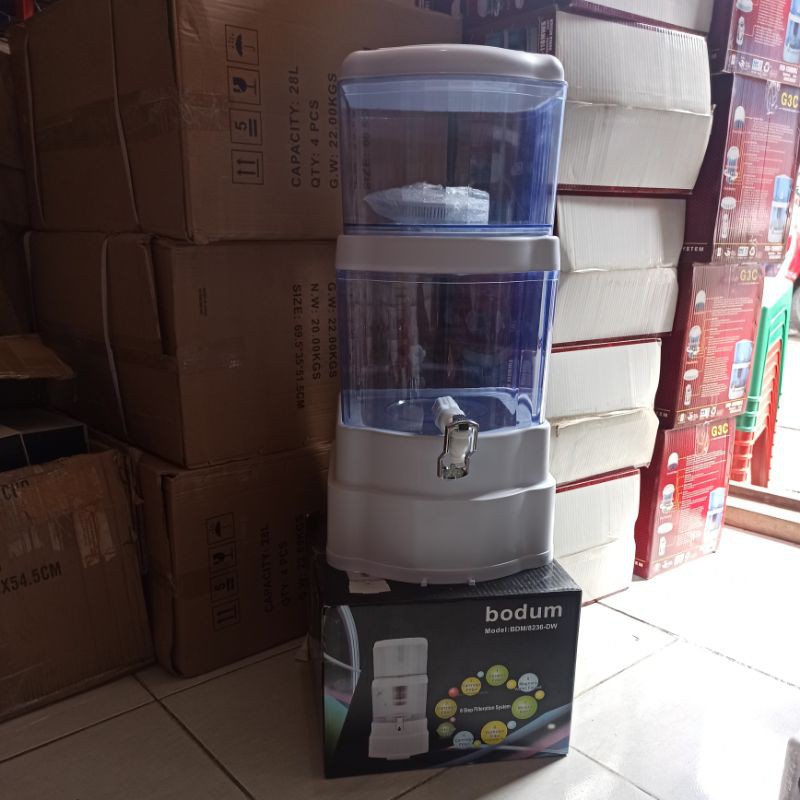 Bodum Mineral water system, dispenser pengolah / penyaring air minum