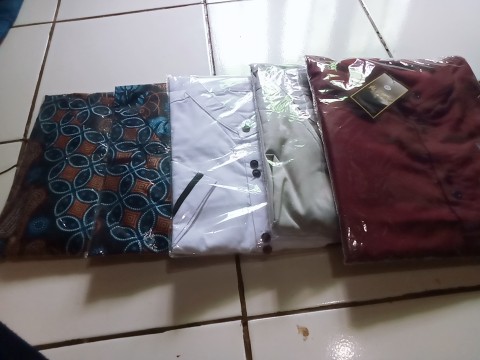 Batik Couple Keluarga Sania Ruffle Ori Ndoro Jowi Dnt Mataram