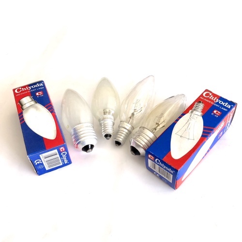 Lampu Candle Lilin Jantung E27 15W Merk Chiyoda