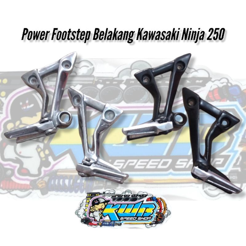 power footstep kawasaki ninja 250 cc POWER FOOTSTEP STEP BOSTEP NINJA 250 1 SET SEPASANG