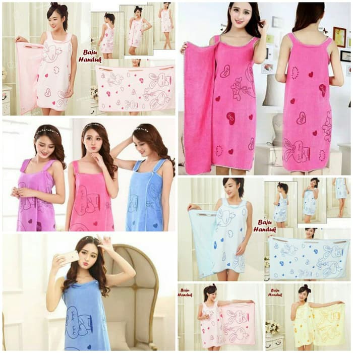 BAJU HANDUK / HANDUK BAJU / WEARABLE TOWEL / HANDUK KIMONO