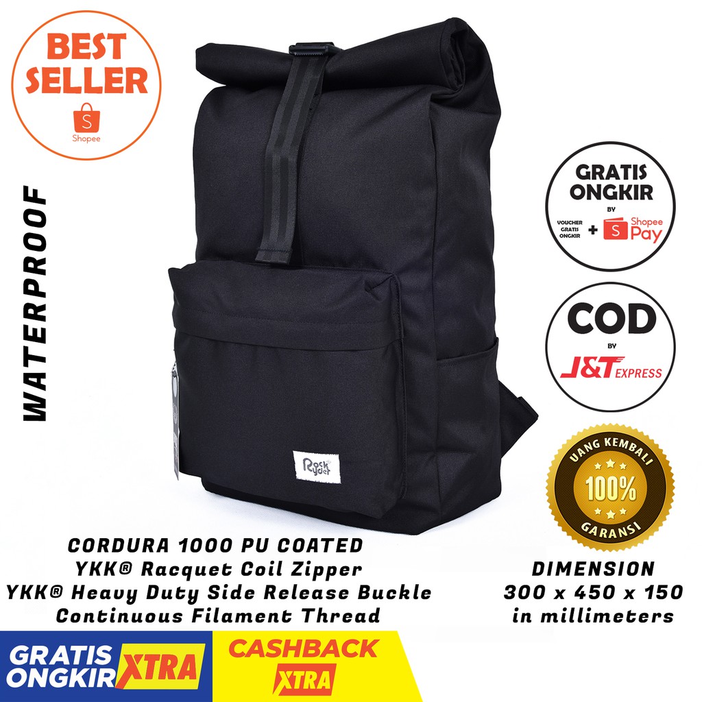 Tas Ransel Backpack Rockryder Tas gendong Tas distro Bag