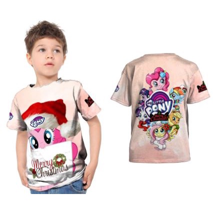 Kaos Baju T-shirt Murah Anak Laki-Laki Dan Perempuan Merry Christmas Natal 2021 Art6