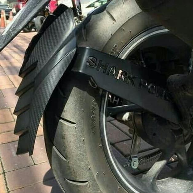 MudGuard Mud Guard Spakbor Motor Universal CBR Ninja Custom Aerox Shark Power Motor Belakang Besi