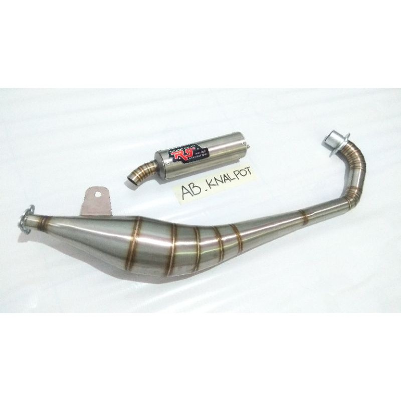 KNALPOT SATRIA 2 TAK KNALPOT SATRIA HIU KNALPOT SATRIA LUMBA SATRIA R 120 BAHAN STAINLES R9 EXHAUST