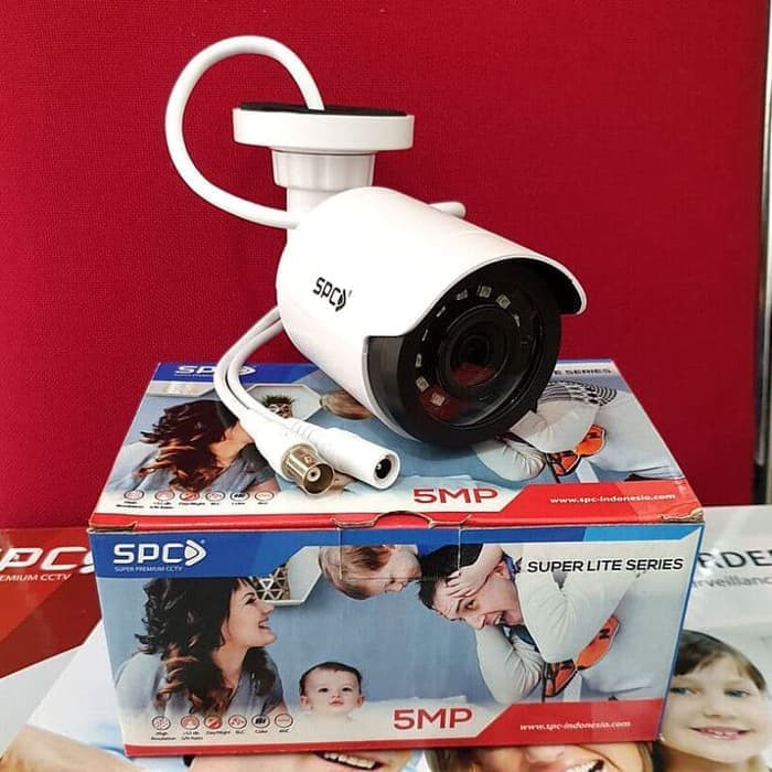 Paket Heboh CCTV SPC 5MP 4 Channel Fullest Siap Pasang