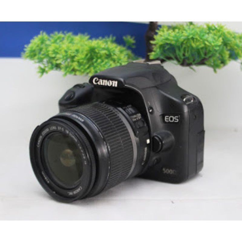 Kamera DSLR Canon EOS 500D Kit 18-55mm Bekas Second
