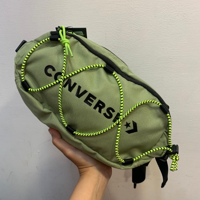 Waist Bag Converse Green Army (ORIGINAL 100% LOCAL PAIR)