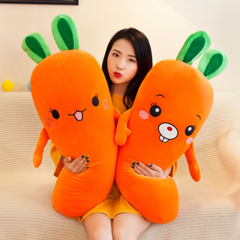 70cm Mainan Soft Stuffed Animals Carrot Sleeping Pillow Doll Plush Toy Cushion Kids Toy Gift Boneka