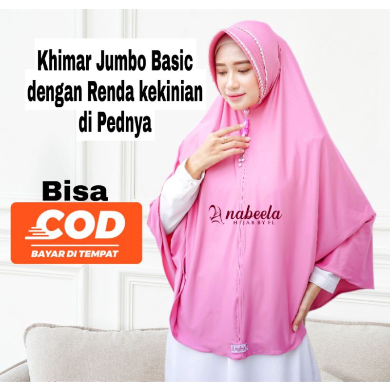 JILBAB SIMPLINA JUMBO RENDA HIJAB SYARI SIMPLINA XXL RENDA KHIMAR JUMBO RENDA KHIMAR PET JUMBO RENDA