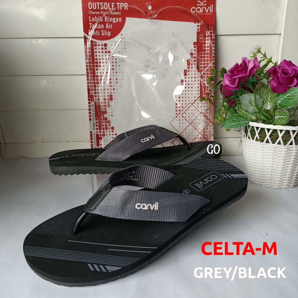 gof CB CARVIL ORIGINAL Sandal Jepit Pria CARVIL Sandal Jepit Laki Anti Selip Anti Air Ringan Awet TERBARU