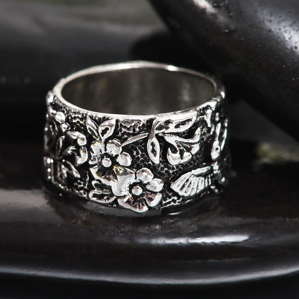 Cincin Bunga LILY Pretty Cewek Hadir Tunangan Minimalis Size 5-10 Cincin Hummingbird