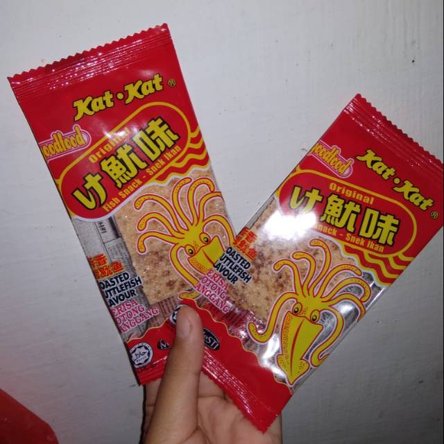 Snack sotong kat - kat impor malaysia