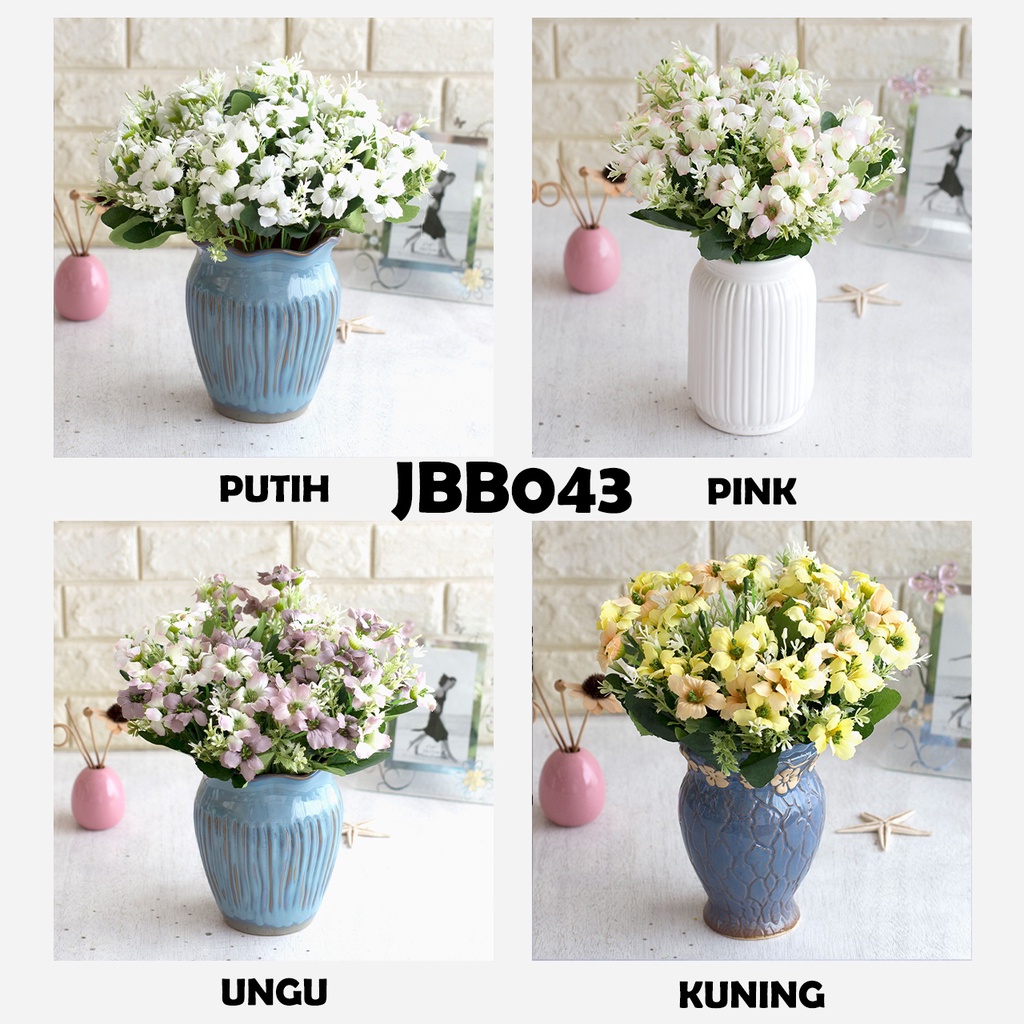 Bouquet bunga JBB043 Artifisial Dekorasi Rumah Happyonshop