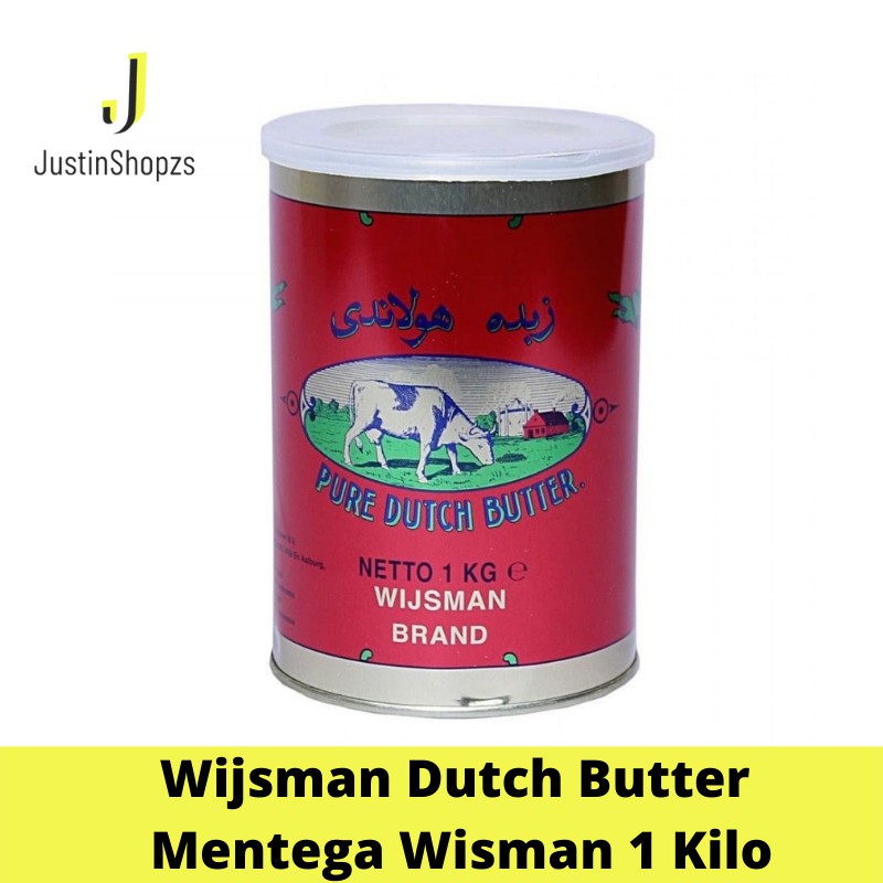 Mentega Wisman Salted Butter Wijsman Dutch Butter 1 Kilo Asli Original Mentega Impor