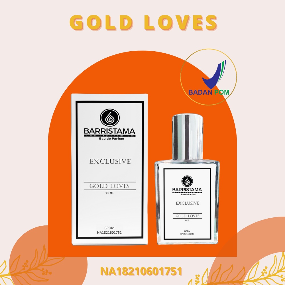 BARRISTAMA Gold Loves Parfume  - Inspired by Lovely Sarah Jessica - BPOM