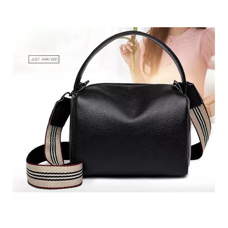 (( COD )) Tas Selempang Import Wanita Tas selempang Kekinan Ala Korea Tas Bahan Kulit Jeruk Papirut