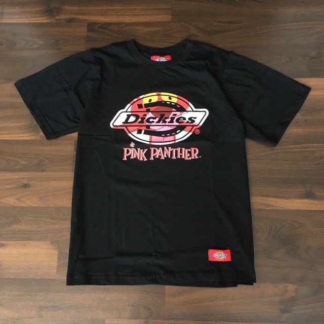 KAOS DICKIES PINK PANTHER LOGO PREMIUM BLACK JSD KAOS PRIA IMPORT SC